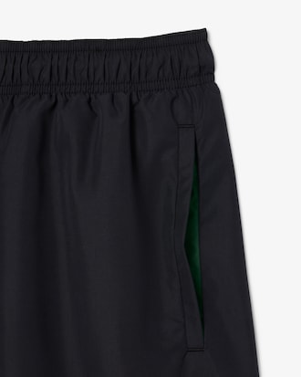 Mid Length Monochrome Swim Trunks