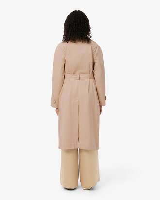 Oversized Water-Repellent Trench Coat