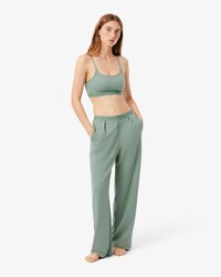Wide Fit Fleece Loungewear Pants