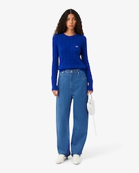Runway Wide Fit Denim Barrel Leg Jeans