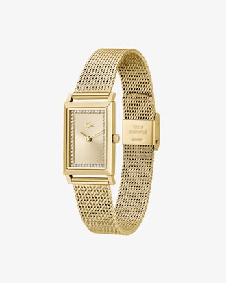Catherine Ion-Plated Mesh Watch