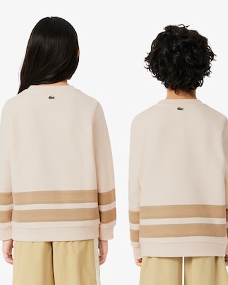 Mesh Panel Fleece Sweatshirt