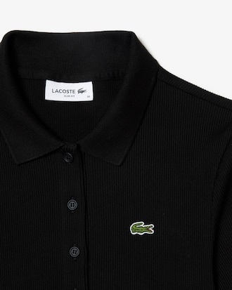 Slim Fit L.12.D Ribbed Cotton Polo Shirt