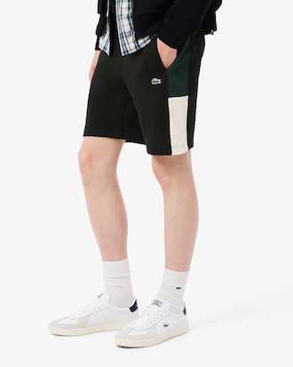 Colour-Block Fleece Shorts