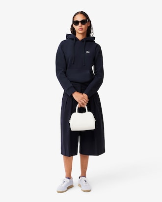 Relaxed Fit Piqué Hoodie