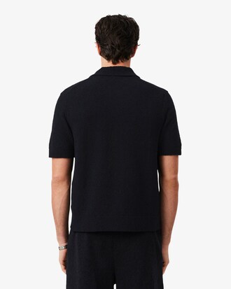 Classic Fit Boucl&eacute; Knit Polo Shirt