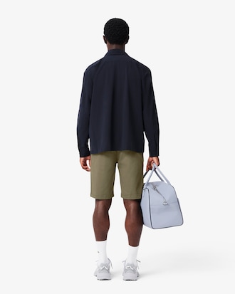 Slim Fit Stretch Cotton Chino Shorts