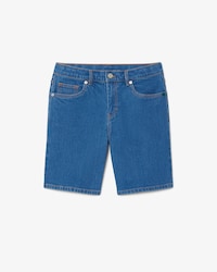 5-Pocket Stretch Denim Bermuda Shorts