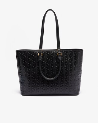 Maheki Embossed Leather Tote