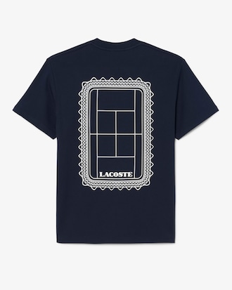 Tennis Print Cotton Jersey T-shirt