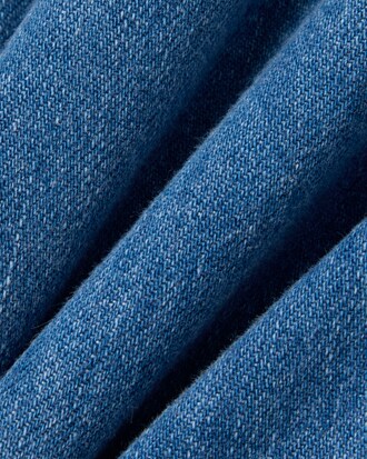 Badge Accent Denim Shirt