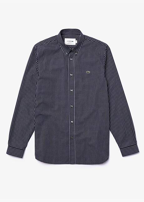 Lacoste black cotton shirt