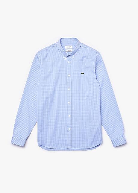 Lacoste shirt with green stitched crocodile