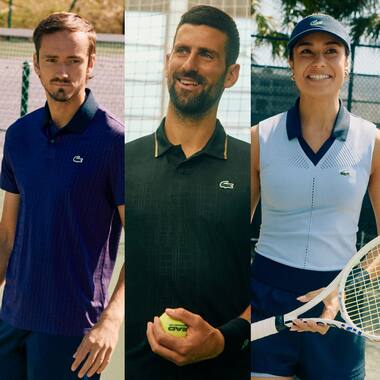 Novak in Lacoste bei den US Open