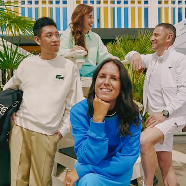 Der Tag in Paris für die Mitglieder des Le Club Lacoste