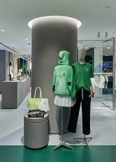 Lacoste opens a flagship store in Hong Kong's iconic Pedder Building