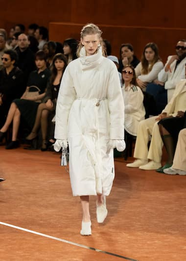 Lacoste FW25 runway show look