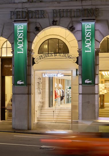 Lacoste opens a flagship store in Hong Kong's iconic Pedder Building
