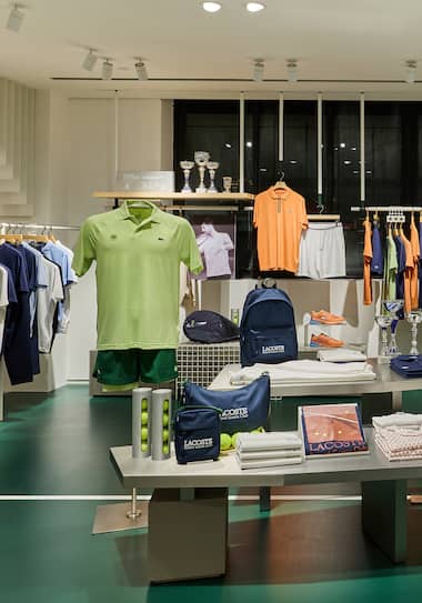 Lacoste opens a flagship store in Hong Kong's iconic Pedder Building