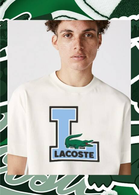 lacoste personalized polo