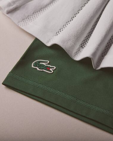 Close-up on Lacoste products from the Miami Open women's collection