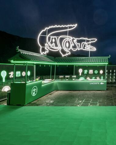 Novak Djokovic for Lacoste in China