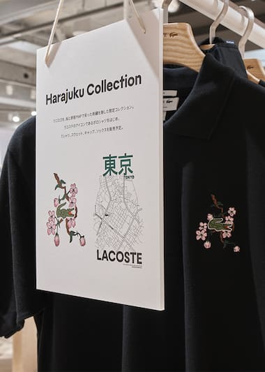 The Harajuku collection in Lacoste Harajuku store, Tokyo