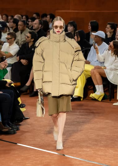 Lacoste FW25 runway show look