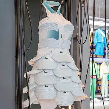 2020 Lacoste x Freaky Debbie cap dress