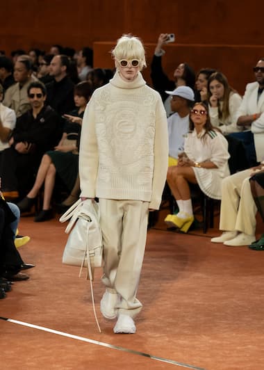 Lacoste FW25 runway show look