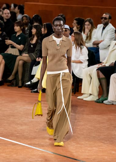 Lacoste FW25 runway show look