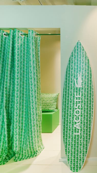 Lacoste pop-up store in Ibiza