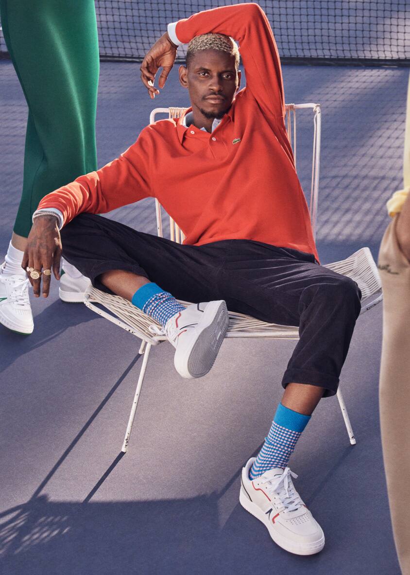 Men's L001 Leather Trainers | LACOSTE