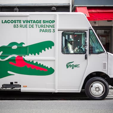 Lacoste Vintage Shop in Paris