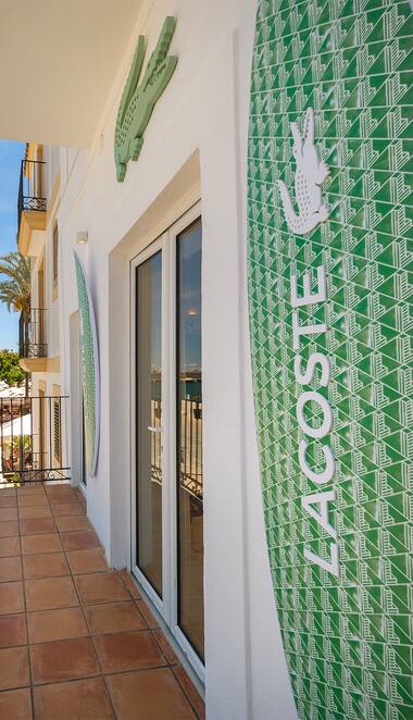 Lacoste Ibiza: the summer pop-up store
