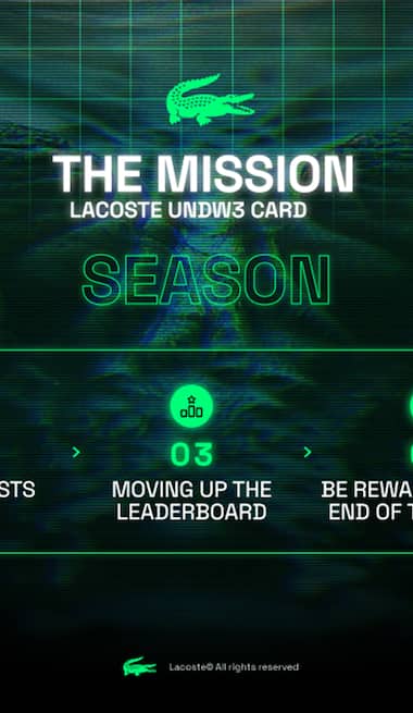 Instructions for The Mission, Lacoste's new UNDW3 adventure