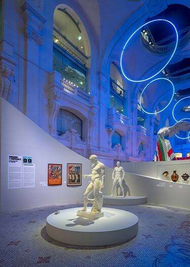 Exposición "Mode et Sport, d'un podium à l'autre" en el Musée des Arts Décoratifs de París.