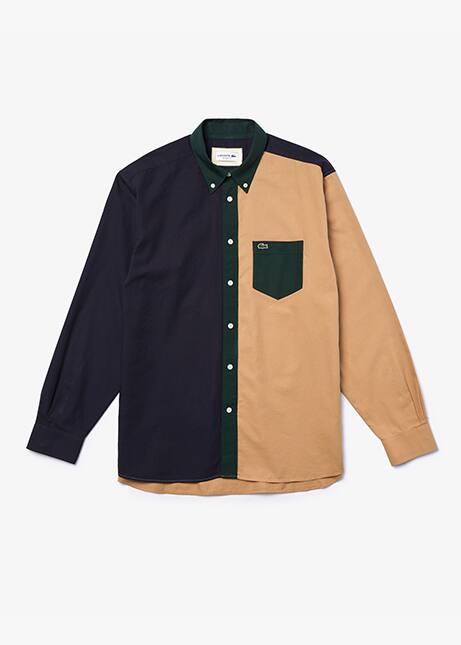 Lacoste two-tone winter shirt