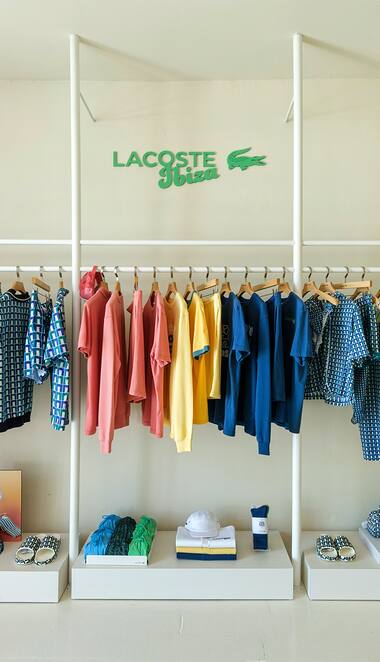 Lacoste Ibiza: the summer pop-up store