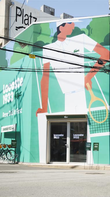 Lacoste 1933 pop-up event in Seoul