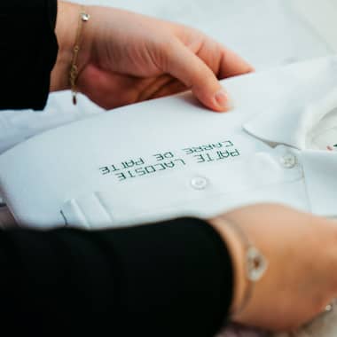 The Lacoste 90th anniversary collectors' polo shirt