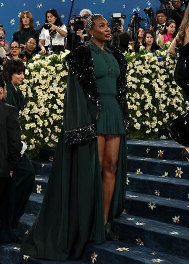 Venus Williams in Lacoste at the 2025 MET Gala