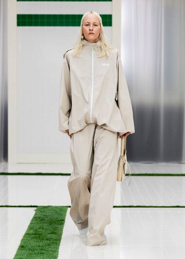 Lacoste SS26 runway show look