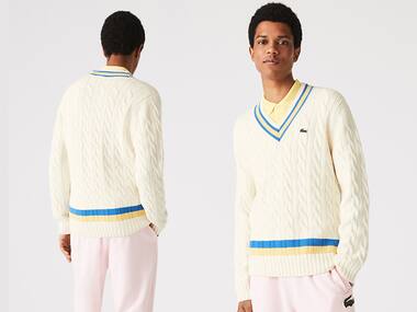 Pull tennis iconique Lacoste pour homme