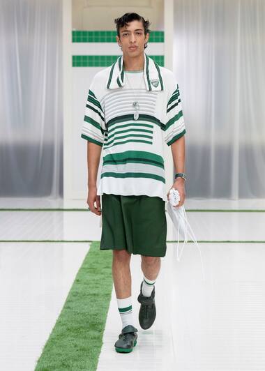 Lacoste SS26 runway show look