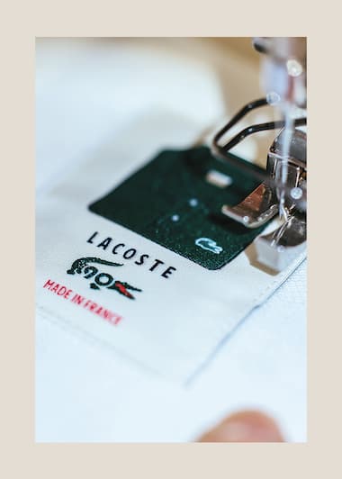 Savoir-faire Lacoste et savoir-faire La Monnaie de Paris