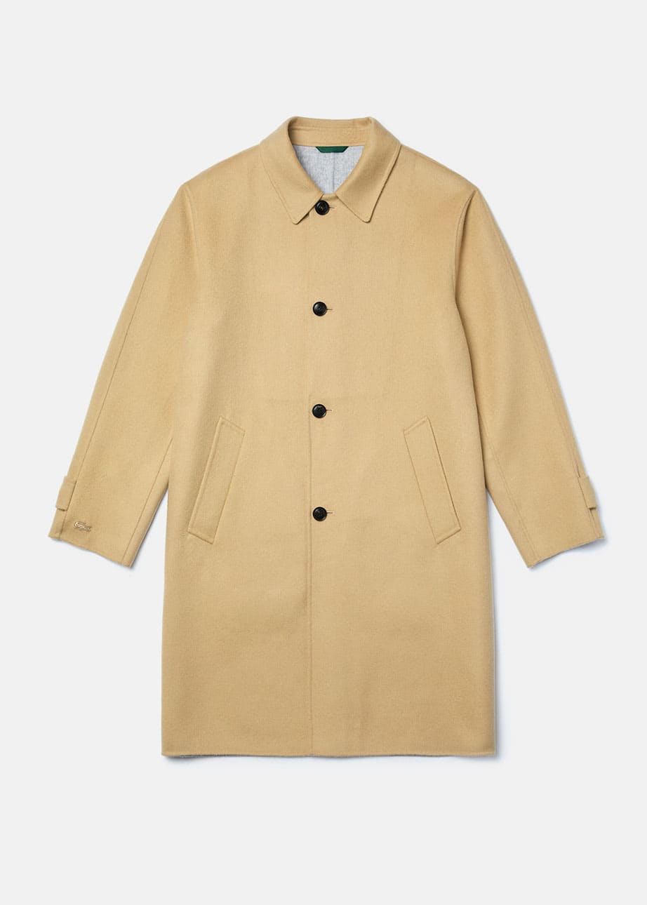 cappotto lacoste uomo lunghezza tre-quarti