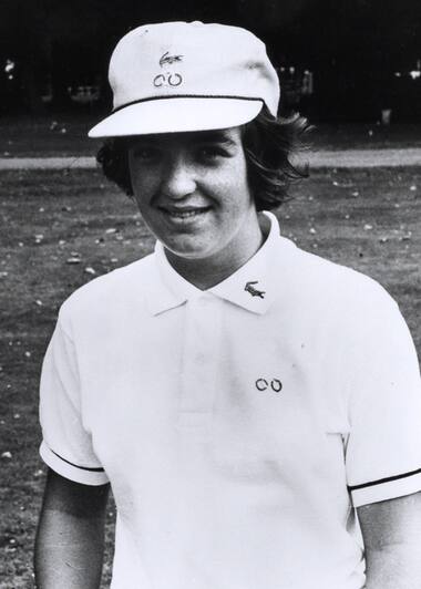 Ritratto di Catherine Lacoste al Campionato mondiale di golf a squadre, Saint-Germain-en-Laye, 1964. © DR.