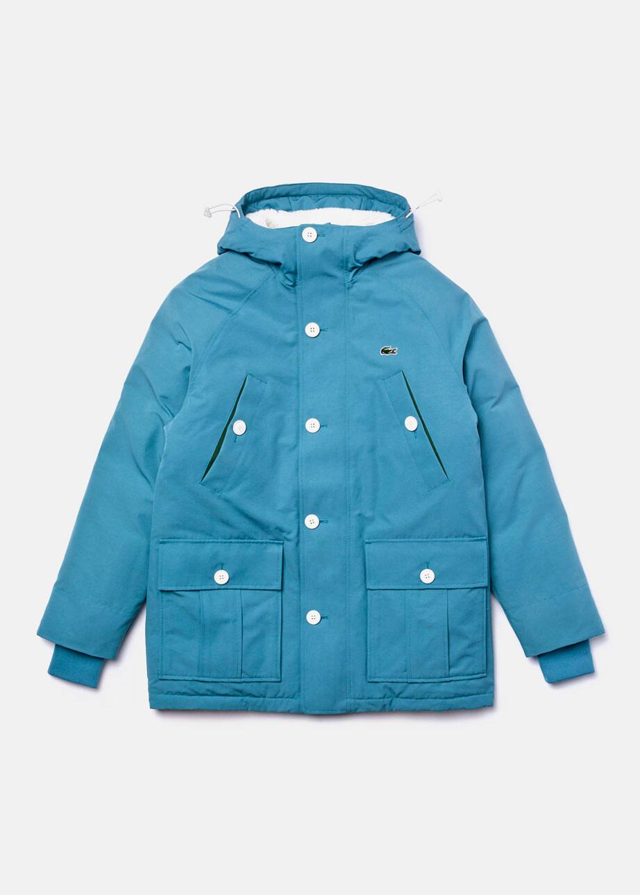 Parka uomo blu cielo Lacoste Live