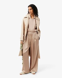 Relaxed Fit-Polohemd aus Satin